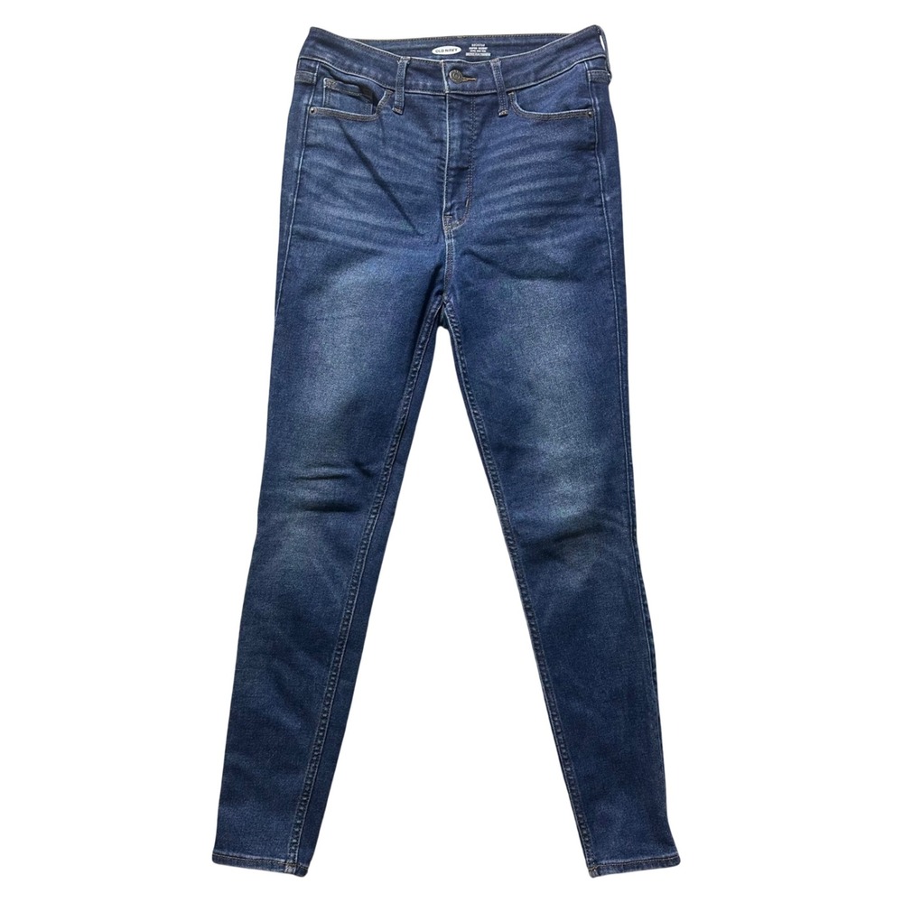 Old Navy Rockstar Super Skinny Extra High Rise Jeans Dark Wash Size 8‎